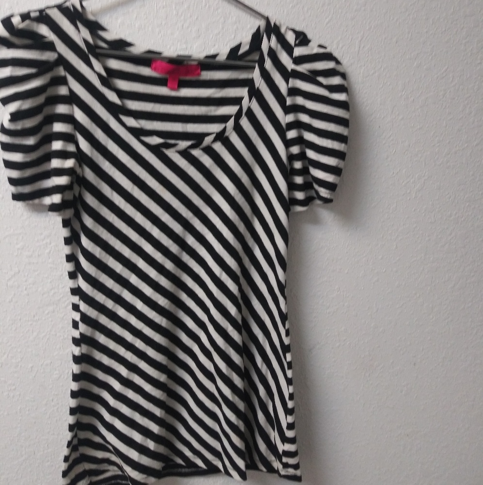 Diagonal Striped Top